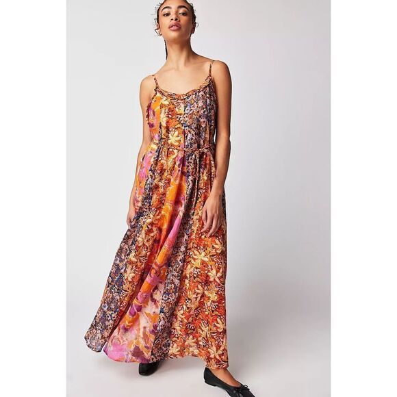 NWT Free  People Moondive Maxi dress  Size M - Picture 1 of 9